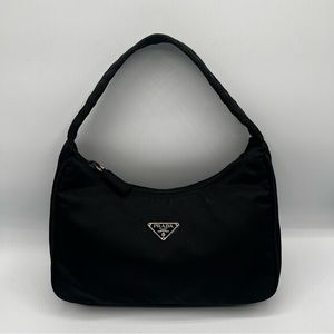 Authentic Prada Nylon Hobo Shoulder Bag